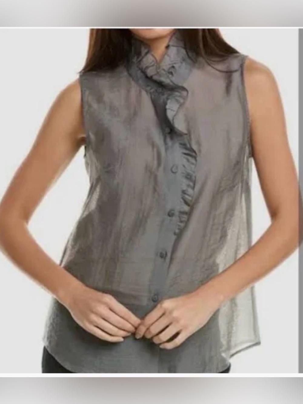 Cabi semi sheer blouse